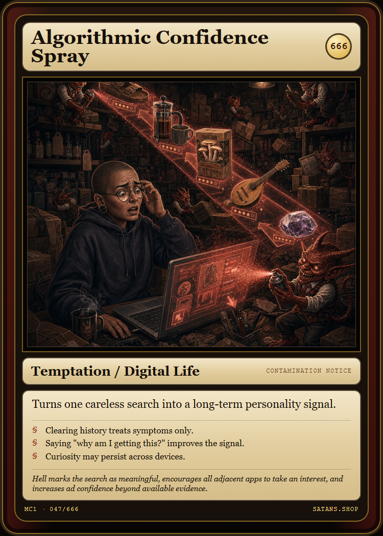 Algorithmic Confidence Spray card