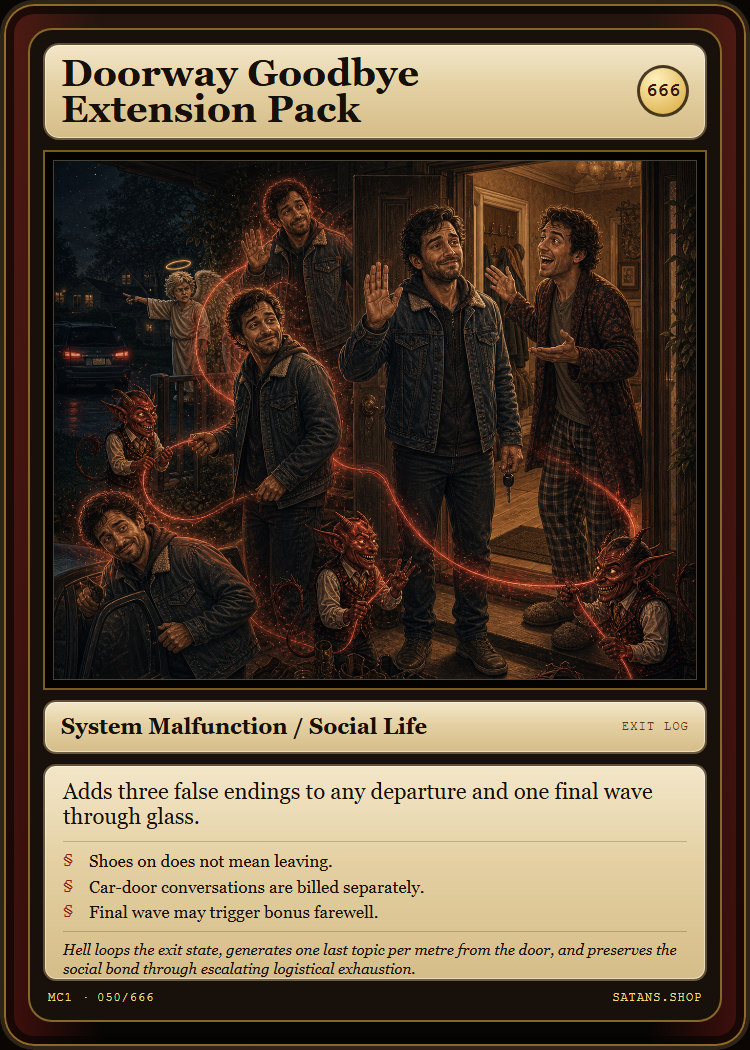 Doorway Goodbye Extension Pack card