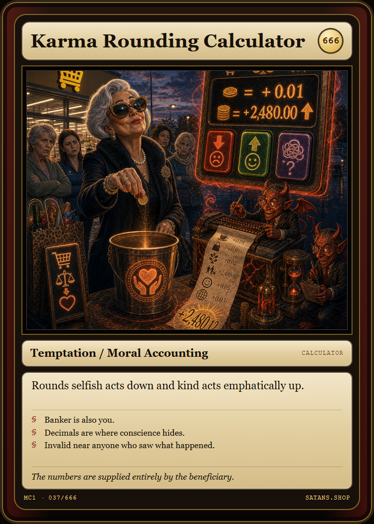 Karma Rounding Calculator card
