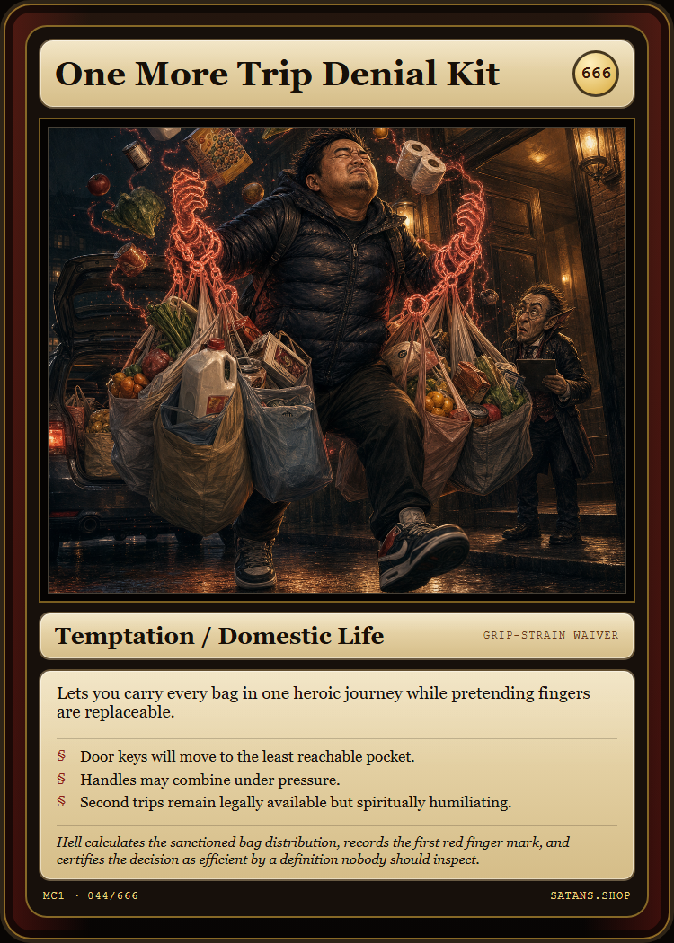 One More Trip Denial Kit card