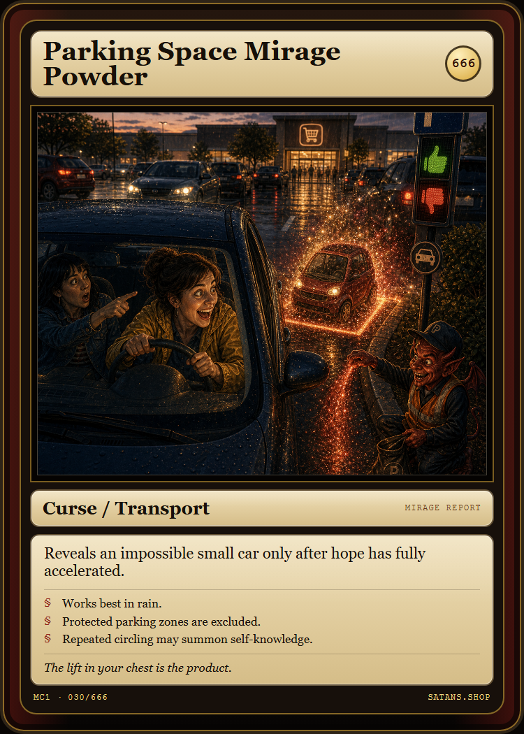 Parking Space Mirage Powder card