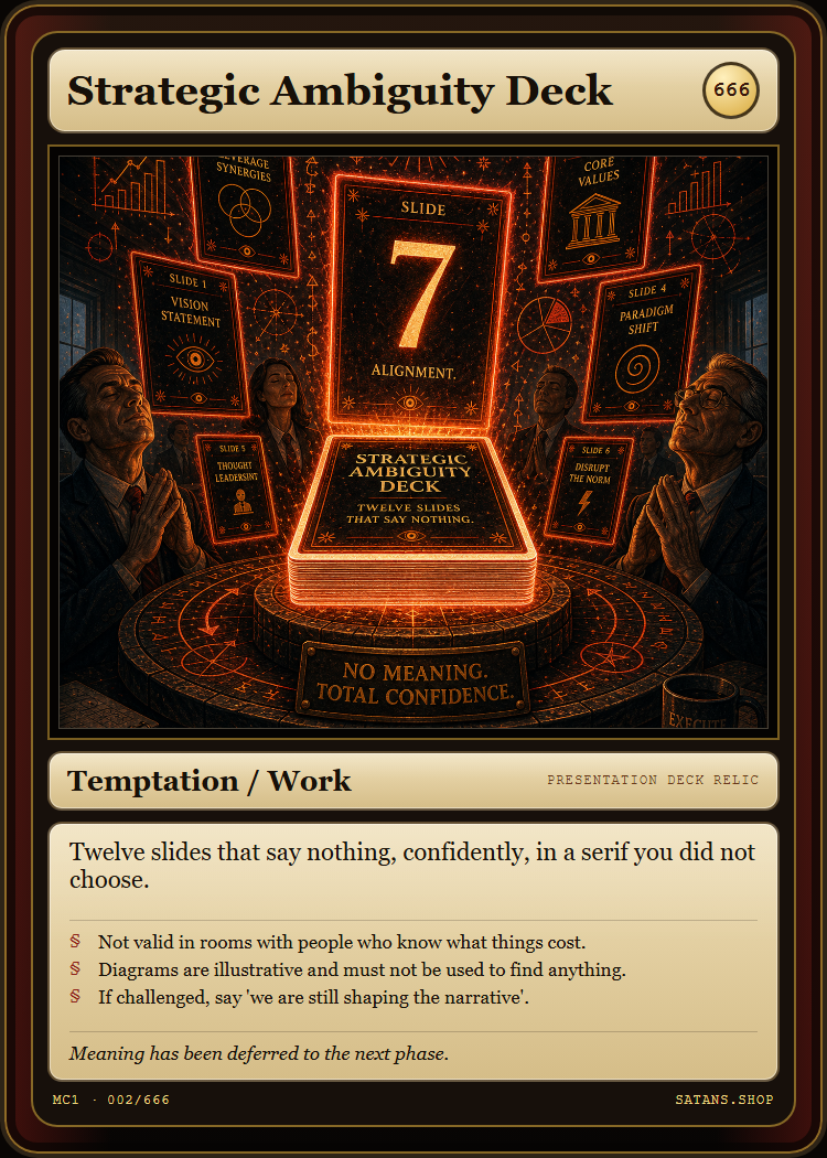 Strategic Ambiguity Deck card