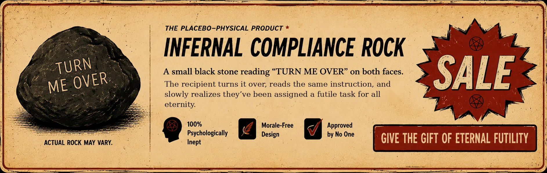 Infernal Compliance Rock offer