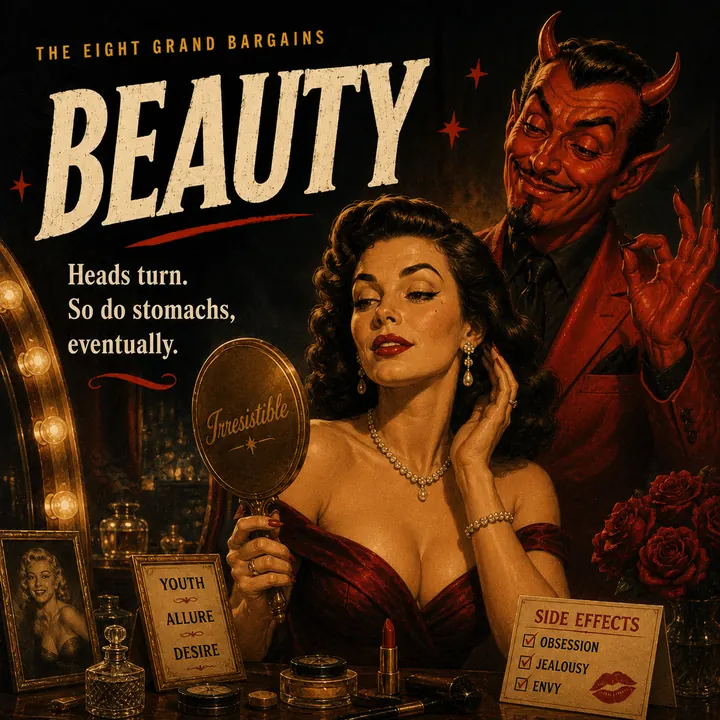 Beauty. Heads turn. So do stomachs, eventually.